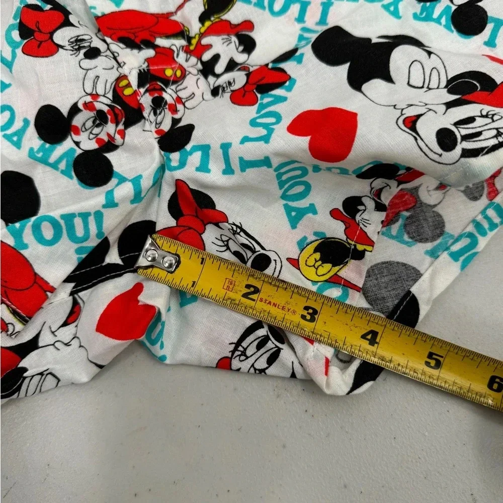 Vintage Disney Mickey Mouse Mickey & Co Boxer Shorts Size M White Hearts NWT